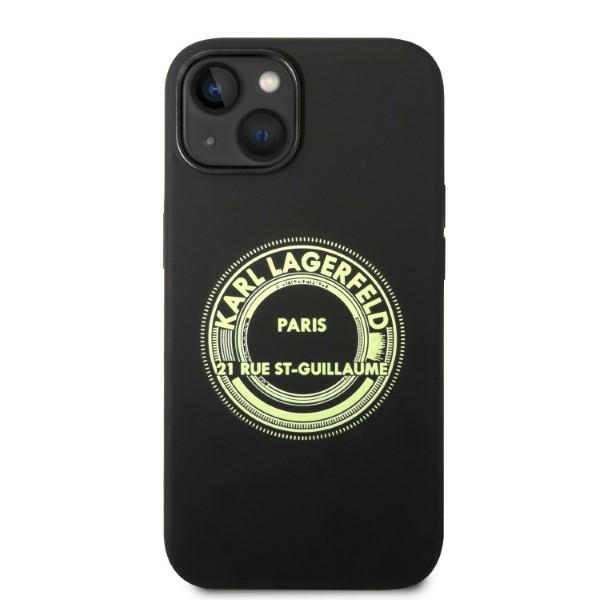 iTok webáruház - Karl Lagerfeld Karl Lagerfeld Silicone RSG szilikon tok iPhone 14 Plus készülékhez 3 Karl Lagerfeld KLHCP14MSRSGRCK iPhone 14 Plus 6.7 "hardcase black / black Silicone RSG