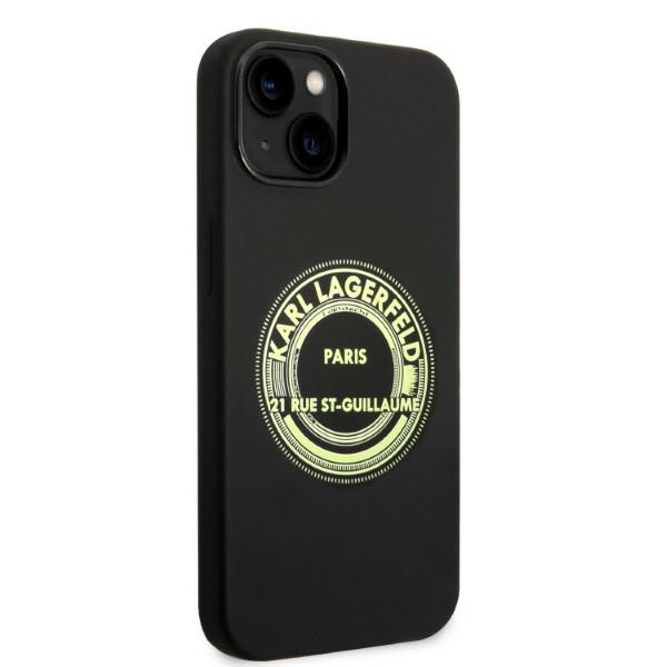 iTok webáruház - Karl Lagerfeld Karl Lagerfeld Silicone RSG szilikon tok iPhone 14 Plus készülékhez 4 Karl Lagerfeld KLHCP14MSRSGRCK iPhone 14 Plus 6.7 "hardcase black / black Silicone RSG