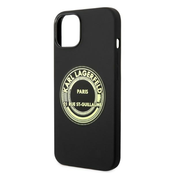 iTok webáruház - Karl Lagerfeld Karl Lagerfeld Silicone RSG szilikon tok iPhone 14 Plus készülékhez 6 Karl Lagerfeld KLHCP14MSRSGRCK iPhone 14 Plus 6.7 "hardcase black / black Silicone RSG