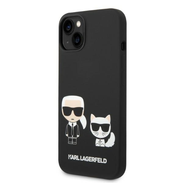 iTok webáruház - Karl Lagerfeld Karl Lagerfeld Karl & Choupette szilikon tok iPhone 14 Plus készülékhez, fekete 2 Karl Lagerfeld KLHMP14MSSKCK iPhone 14 Plus 6.7 "hardcase black / black Liquid Silicone Karl & Choupette Magsafe