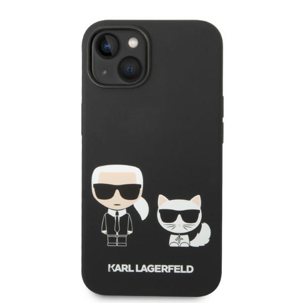 iTok webáruház - Karl Lagerfeld Karl Lagerfeld Karl & Choupette szilikon tok iPhone 14 Plus készülékhez, fekete 3 Karl Lagerfeld KLHMP14MSSKCK iPhone 14 Plus 6.7 "hardcase black / black Liquid Silicone Karl & Choupette Magsafe