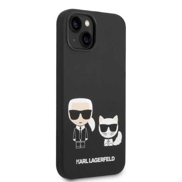 iTok webáruház - Karl Lagerfeld Karl Lagerfeld Karl & Choupette szilikon tok iPhone 14 Plus készülékhez, fekete 4 Karl Lagerfeld KLHMP14MSSKCK iPhone 14 Plus 6.7 "hardcase black / black Liquid Silicone Karl & Choupette Magsafe