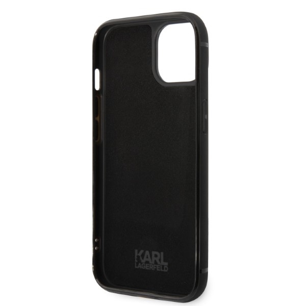 iTok webáruház - Karl Lagerfeld Karl Lagerfeld Signature Logo kártyatartós tok iPhone 14 Plus készülékhez (fekete) 7 Karl Lagerfeld Signature Logo Cardslot case for iPhone 14 Plus (fekete)