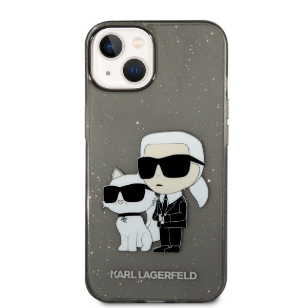 iTok webáruház - Karl Lagerfeld Karl Lagerfeld Karl&Choupette tok iPhone 14 Plus készülékhez (fekete) 3 Karl Lagerfeld Glitter Karl&Choupette case for iPhone 14 Plus (fekete)