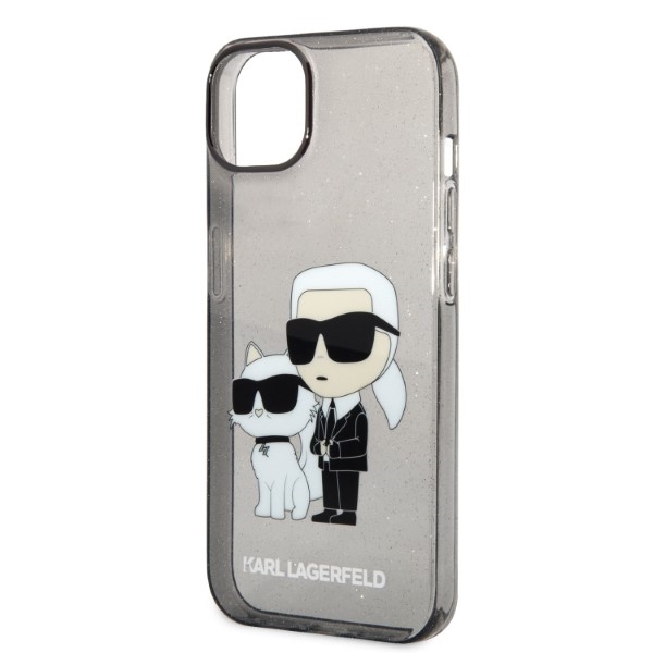 iTok webáruház - Karl Lagerfeld Karl Lagerfeld Karl&Choupette tok iPhone 14 Plus készülékhez (fekete) 6 Karl Lagerfeld Glitter Karl&Choupette case for iPhone 14 Plus (fekete)