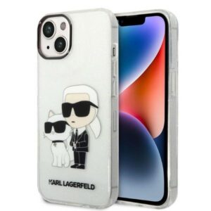 Karl Lagerfeld Karl&Choupette tok iPhone 14 Plus készülékhez (átlátszó)