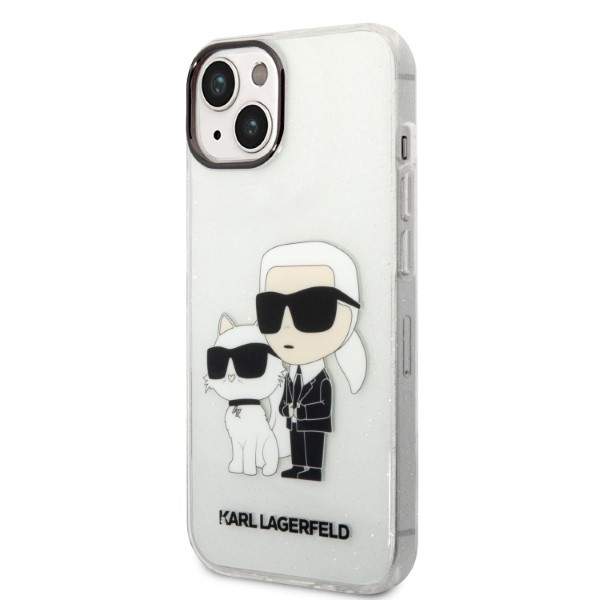 iTok webáruház - Karl Lagerfeld Karl Lagerfeld Karl&Choupette tok iPhone 14 Plus készülékhez (átlátszó) 2 Karl Lagerfeld Glitter Karl&Choupette case for iPhone 14 Plus (átlátszó)