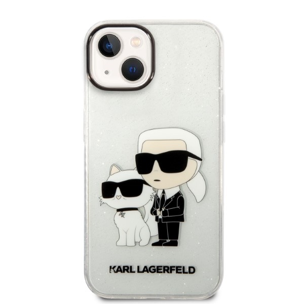 iTok webáruház - Karl Lagerfeld Karl Lagerfeld Karl&Choupette tok iPhone 14 Plus készülékhez (átlátszó) 3 Karl Lagerfeld Glitter Karl&Choupette case for iPhone 14 Plus (átlátszó)
