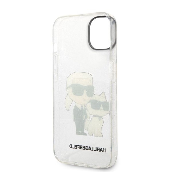 iTok webáruház - Karl Lagerfeld Karl Lagerfeld Karl&Choupette tok iPhone 14 Plus készülékhez (átlátszó) 7 Karl Lagerfeld Glitter Karl&Choupette case for iPhone 14 Plus (átlátszó)