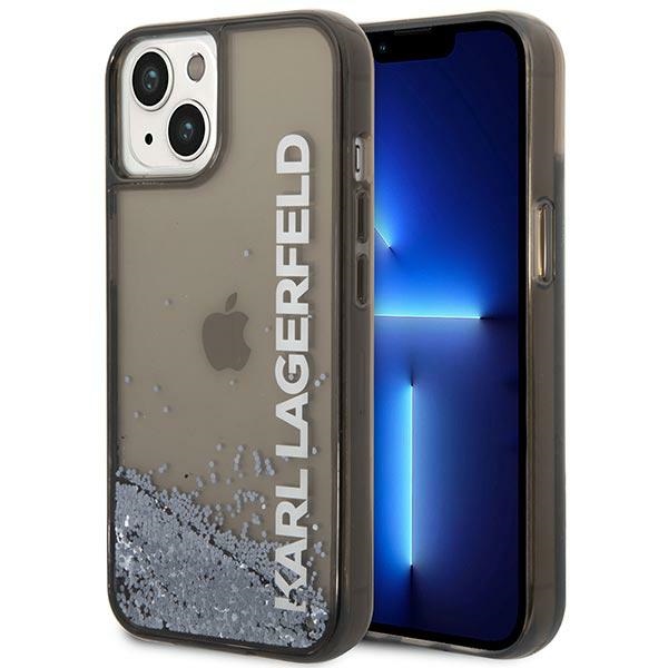 iTok webáruház - Karl Lagerfeld Karl Lagerfeld Liquid Glitter Elong tok iPhone 14 Plus tok (fekete) 1 Karl Lagerfeld Liquid Glitter Elong case for iPhone 14 Plus (fekete)