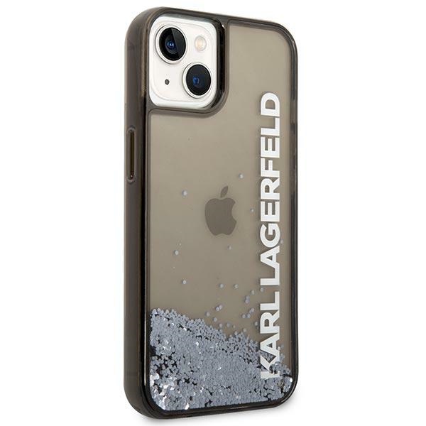 iTok webáruház - Karl Lagerfeld Karl Lagerfeld Liquid Glitter Elong tok iPhone 14 Plus tok (fekete) 4 Karl Lagerfeld Liquid Glitter Elong case for iPhone 14 Plus (fekete)