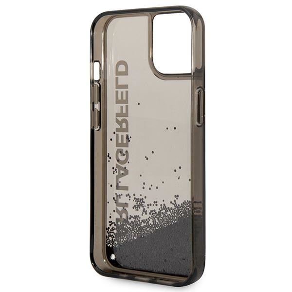 iTok webáruház - Karl Lagerfeld Karl Lagerfeld Liquid Glitter Elong tok iPhone 14 Plus tok (fekete) 7 Karl Lagerfeld Liquid Glitter Elong case for iPhone 14 Plus (fekete)