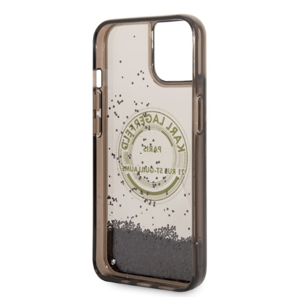 iTok webáruház - Karl Lagerfeld Karl Lagerfeld Liquid Glitter RSG tok iPhone 14 Plus készülékhez (fekete) 7 Karl Lagerfeld Liquid Glitter RSG case for iPhone 14 Plus (fekete)