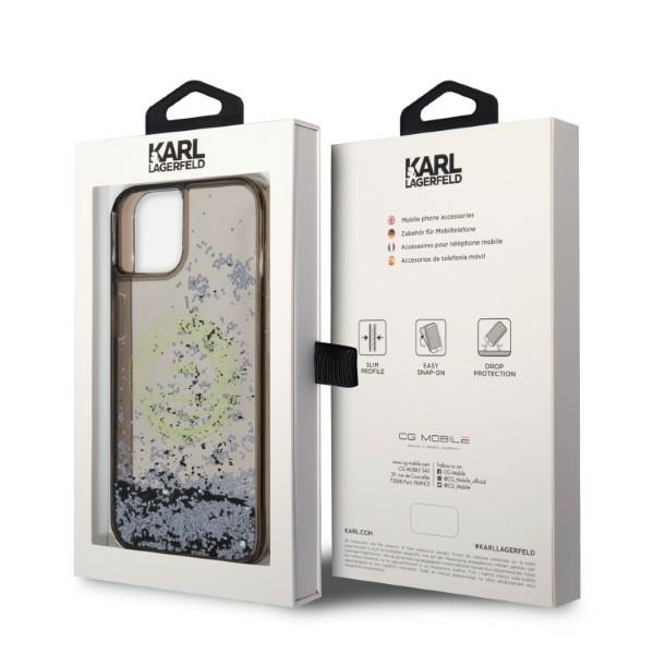 iTok webáruház - Karl Lagerfeld Karl Lagerfeld Liquid Glitter RSG tok iPhone 14 Plus készülékhez (fekete) 8 Karl Lagerfeld Liquid Glitter RSG case for iPhone 14 Plus (fekete)