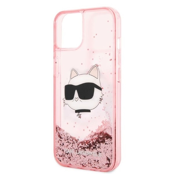 iTok webáruház - Karl Lagerfeld Karl Lagerfeld Glitter Choupette Head tok iPhone 14 Plus készülékhez (rózsaszín) 6 Karl Lagerfeld Glitter Choupette Head case for iPhone 14 Plus (rózsaszín)