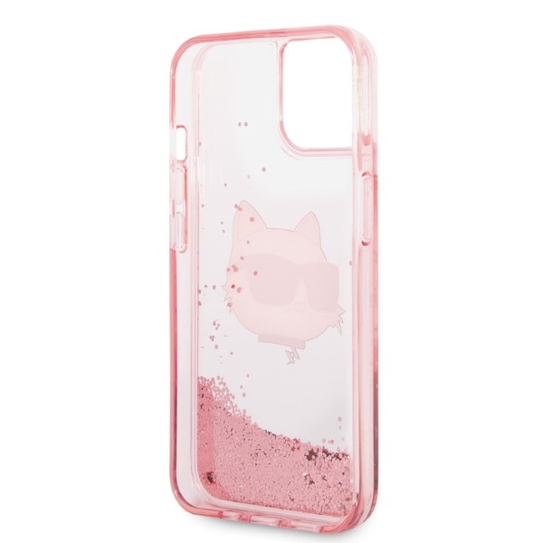 iTok webáruház - Karl Lagerfeld Karl Lagerfeld Glitter Choupette Head tok iPhone 14 Plus készülékhez (rózsaszín) 7 Karl Lagerfeld Glitter Choupette Head case for iPhone 14 Plus (rózsaszín)