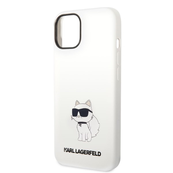 iTok webáruház - Karl Lagerfeld Karl Lagerfeld Silicone Choupette szilikon tok iPhone 14 Plus készülékhez (fehér) 6 Karl Lagerfeld Silicone Choupette case for iPhone 14 Plus (fehér)