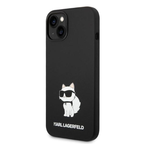 iTok webáruház - Karl Lagerfeld Karl Lagerfeld Silicone Ikonik Choupette szilikon tok iPhone 14 Plus készülékhez (fekete) 2 Karl Lagerfeld Silicone Choupette case for iPhone 14 Plus (fekete)