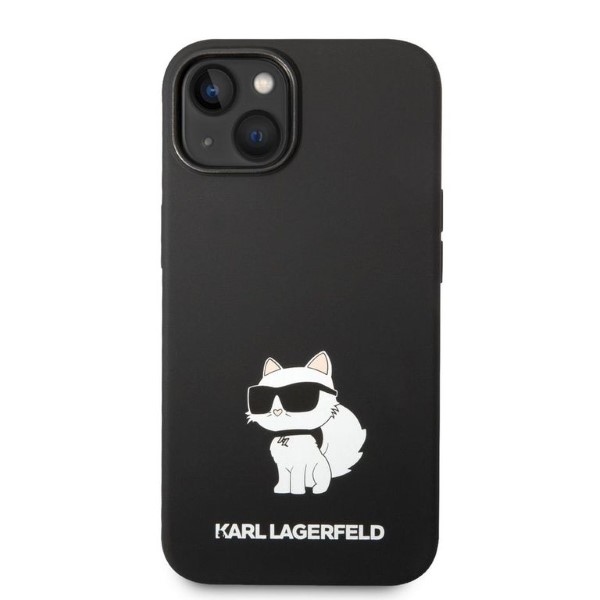iTok webáruház - Karl Lagerfeld Karl Lagerfeld Silicone Ikonik Choupette szilikon tok iPhone 14 Plus készülékhez (fekete) 3 Karl Lagerfeld Silicone Choupette case for iPhone 14 Plus (fekete)