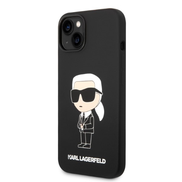 iTok webáruház - Karl Lagerfeld Karl Lagerfeld Silicone Ikonik tok iPhone 14 Plus készülékhez (fekete) 2 Karl Lagerfeld Silicone Ikonik case for iPhone 14 Plus (fekete)