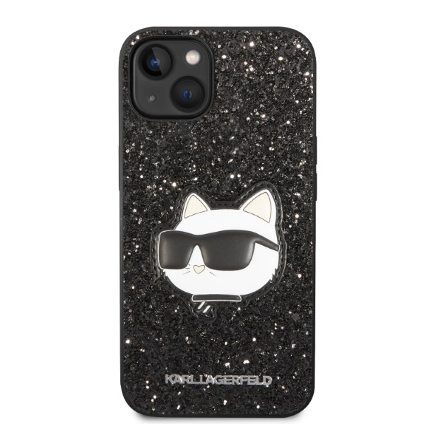 iTok webáruház - Karl Lagerfeld Karl Lagerfeld Glitter Choupette kemény tok iPhone 14 Plus készülékhez, fekete 3 Karl Lagerfeld KLHCP14MG2CPK iPhone 14 Plus 6.7" black/black hardcase Glitter Choupette Patch