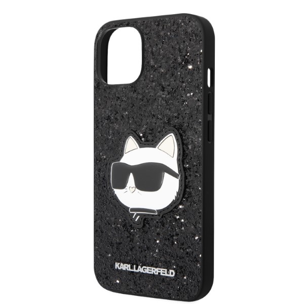 iTok webáruház - Karl Lagerfeld Karl Lagerfeld Glitter Choupette kemény tok iPhone 14 Plus készülékhez, fekete 6 Karl Lagerfeld KLHCP14MG2CPK iPhone 14 Plus 6.7" black/black hardcase Glitter Choupette Patch