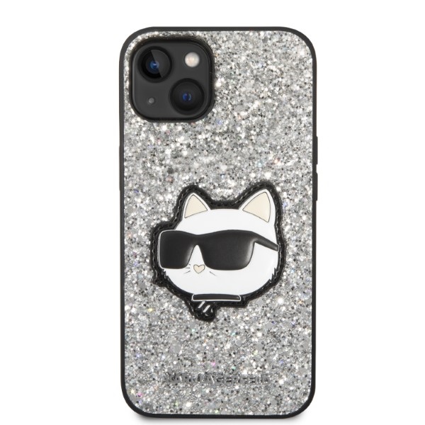 iTok webáruház - Karl Lagerfeld Karl Lagerfeld KLHCP14MG2CPS Glitter Choupette kemény tok iPhone 14 Plus készülékhez – ezüst 3 Karl Lagerfeld KLHCP14MG2CPS iPhone 14 Plus 6.7" silver/silver hardcase Glitter Choupette Patch