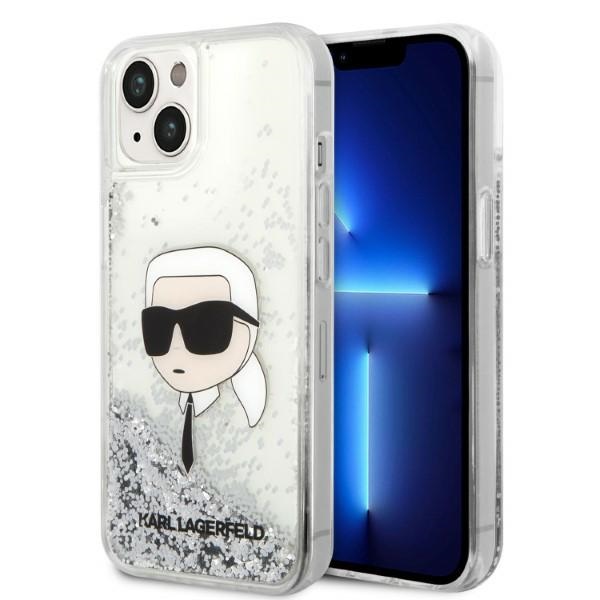 iTok webáruház - Karl Lagerfeld Karl Lagerfeld KLHCP14MLNKHCH Liquid Glitter Karl's Head tok iPhone 14 Plus készülékhez – ezüst 1 Karl Lagerfeld KLHCP14MLNKHCH iPhone 14 Plus 6.7" silver/silver hardcase Glitter Karl Head