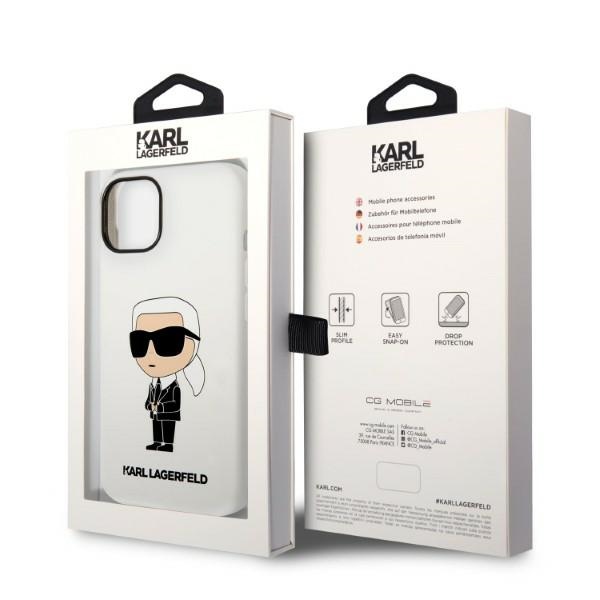 iTok webáruház - Karl Lagerfeld Karl Lagerfeld KLHCP14MSNIKBCH Silicone Ikonik szilikon tok iPhone 14 Plushoz, fehér 8 Karl Lagerfeld KLHCP14MSNIKBCH iPhone 14 Plus 6.7" hardcase white/white Silicone Ikonik