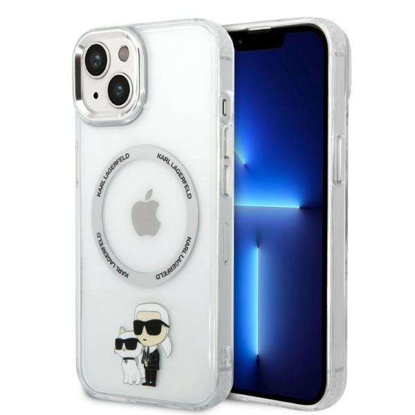 iTok webáruház - Karl Lagerfeld Karl Lagerfeld KLHMP14MHNKCIT tok iPhone 14 Plushoz – Karl & Choupette MagSafe 1 Karl Lagerfeld KLHMP14MHNKCIT iPhone 14 Plus 6.7" hardcase transparent Iconic Karl&Choupette Magsafe