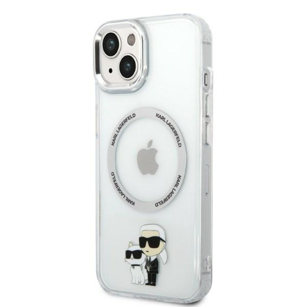 iTok webáruház - Karl Lagerfeld Karl Lagerfeld KLHMP14MHNKCIT tok iPhone 14 Plushoz – Karl & Choupette MagSafe 2 Karl Lagerfeld KLHMP14MHNKCIT iPhone 14 Plus 6.7" hardcase transparent Iconic Karl&Choupette Magsafe