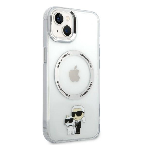 iTok webáruház - Karl Lagerfeld Karl Lagerfeld KLHMP14MHNKCIT tok iPhone 14 Plushoz – Karl & Choupette MagSafe 4 Karl Lagerfeld KLHMP14MHNKCIT iPhone 14 Plus 6.7" hardcase transparent Iconic Karl&Choupette Magsafe