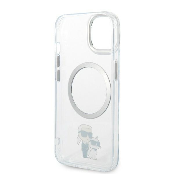 iTok webáruház - Karl Lagerfeld Karl Lagerfeld KLHMP14MHNKCIT tok iPhone 14 Plushoz – Karl & Choupette MagSafe 7 Karl Lagerfeld KLHMP14MHNKCIT iPhone 14 Plus 6.7" hardcase transparent Iconic Karl&Choupette Magsafe