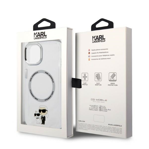 iTok webáruház - Karl Lagerfeld Karl Lagerfeld KLHMP14MHNKCIT tok iPhone 14 Plushoz – Karl & Choupette MagSafe 8 Karl Lagerfeld KLHMP14MHNKCIT iPhone 14 Plus 6.7" hardcase transparent Iconic Karl&Choupette Magsafe