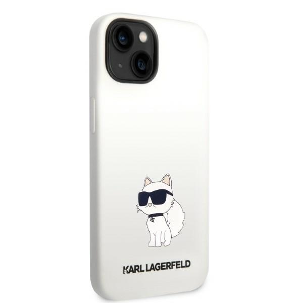 iTok webáruház - Karl Lagerfeld Karl Lagerfeld KLHMP14MSNCHBCH iPhone 14 Plus tok – Silicone Ikonik Choupette MagSafe, fehér 4 Karl Lagerfeld KLHMP14MSNCHBCH iPhone 14 Plus 6.7" hardcase white/white Silicone Choupette MagSafe