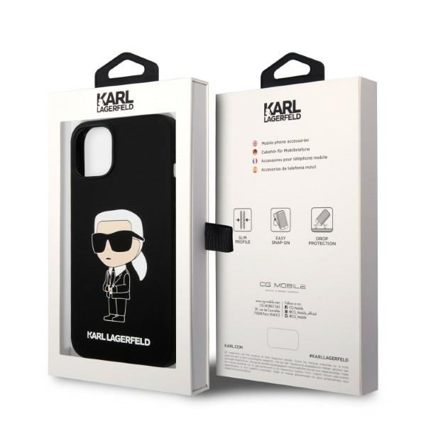 iTok webáruház - Karl Lagerfeld Karl Lagerfeld KLHMP14MSNIKBCK Silicone Ikonik Karl MagSafe tok iPhone 14 Plus készülékhez – fekete 8 Karl Lagerfeld KLHMP14MSNIKBCK iPhone 14 Plus 6.7" hardcase black/black Silicone Ikonik Magsafe