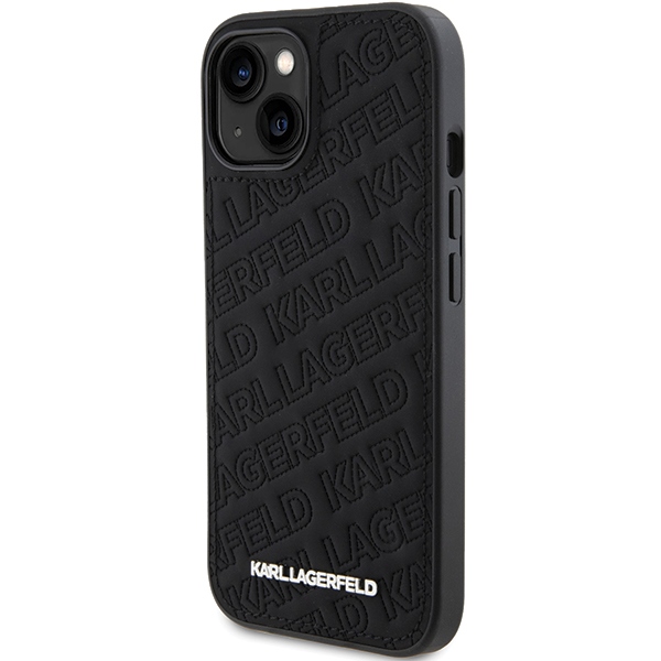 iTok webáruház - Karl Lagerfeld Karl Lagerfeld Quilted K Pattern tok iPhone 15 Plus / 14 Plus készülékhez (fekete) 2 Karl Lagerfeld Quilted K Pattern case for iPhone 15 Plus / 14 Plus (fekete)