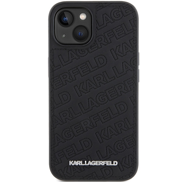 iTok webáruház - Karl Lagerfeld Karl Lagerfeld Quilted K Pattern tok iPhone 15 Plus / 14 Plus készülékhez (fekete) 3 Karl Lagerfeld Quilted K Pattern case for iPhone 15 Plus / 14 Plus (fekete)