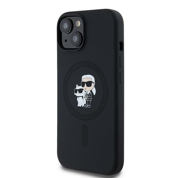 iTok webáruház - Karl Lagerfeld Karl Lagerfeld Silicone Karl & Choupette MagSafe tok iPhone 15 Plus / 14 Plus készülékhez (fekete) 2 Karl Lagerfeld Silicone Karl&Choupette MagSafe case for iPhone 15 Plus / 14 Plus (fekete)