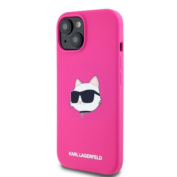 iTok webáruház - Karl Lagerfeld Karl Lagerfeld Silicone Choupette Head MagSafe szilikon tok iPhone 15 Plus / 14 Plus készülékhez (rózsaszín) 2 Karl Lagerfeld Silicone Choupette Head MagSafe Case for iPhone 15 Plus / 14 Plus (rózsaszín)