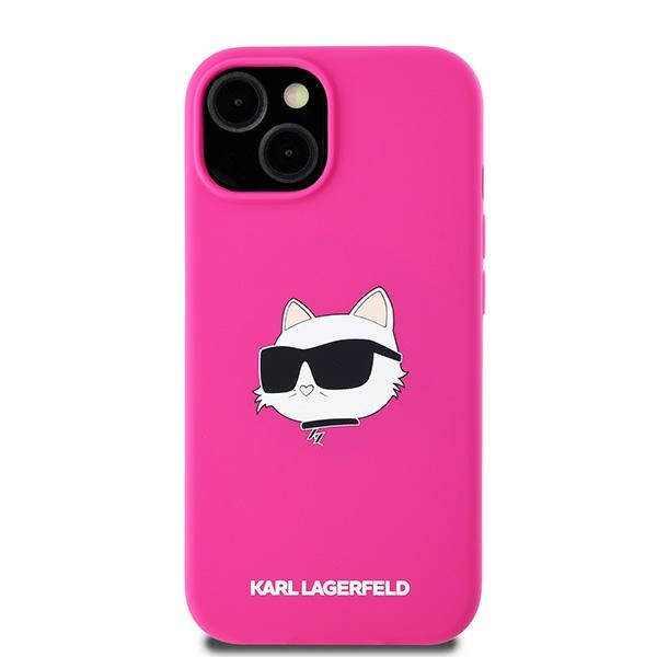 iTok webáruház - Karl Lagerfeld Karl Lagerfeld Silicone Choupette Head MagSafe szilikon tok iPhone 15 Plus / 14 Plus készülékhez (rózsaszín) 3 Karl Lagerfeld Silicone Choupette Head MagSafe Case for iPhone 15 Plus / 14 Plus (rózsaszín)