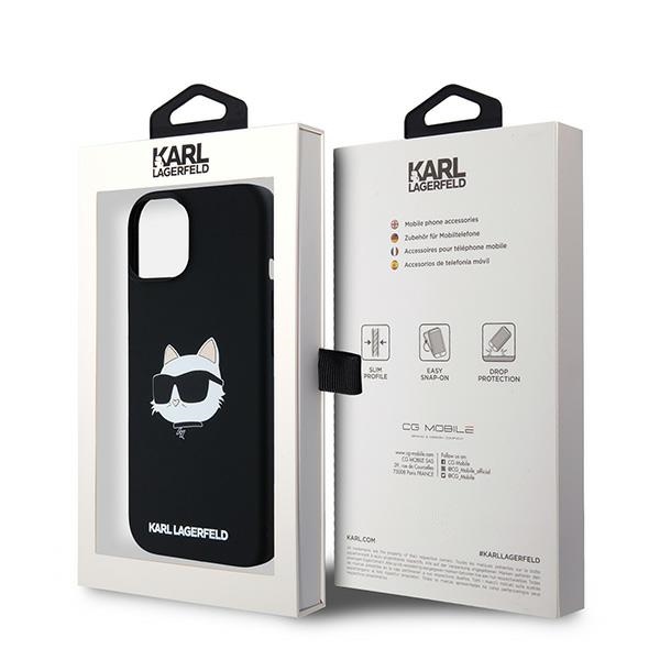 iTok webáruház - Karl Lagerfeld Karl Lagerfeld Silicone Choupette Head MagSafe tok iPhone 15 Plus / 14 Plus készülékhez (fekete) 8 Karl Lagerfeld Silicone Choupette Head MagSafe Case for iPhone 15 Plus / 14 Plus (fekete)