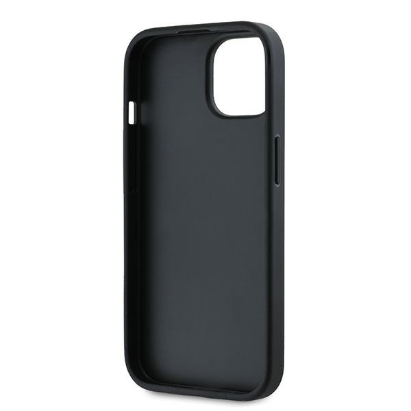 iTok webáruház - Karl Lagerfeld Karl Lagerfeld Diagonal Quilted Script tok iPhone 15 Plus / 14 Plus készülékhez (fekete) 7 Karl Lagerfeld Diagonal Quilted Script case for iPhone 15 Plus / 14 Plus (fekete)