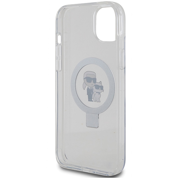 iTok webáruház - Karl Lagerfeld Karl Lagerfeld Ring Stand Karl & Choupette MagSafe tok iPhone 15 Plus / 14 Plus készülékhez 7 Karl Lagerfeld KLHMP15MHMRSKCH iPhone 15 Plus / 14 Plus 6.7" white/white hardcase Ring Stand Karl&Choupette MagSafe