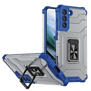 Crystal Ring Case Samsung Galaxy S22+ tok – kék
