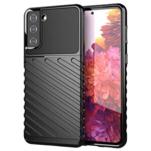 Thunder Case rugalmas, páncélozott tok Samsung Galaxy S22+ készülékhez – fekete
