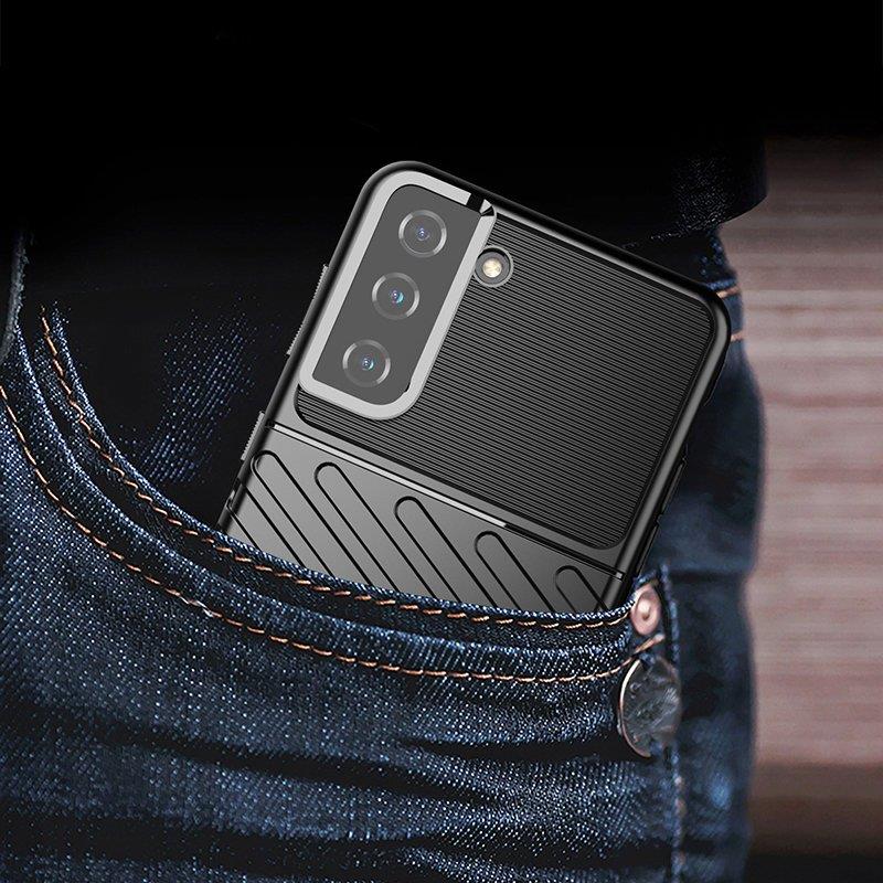 iTok webáruház - Samsung Thunder Case rugalmas ütésálló tok Samsung Galaxy S22+ készülékhez – kék 8 Thunder Case flexible armored cover for Samsung Galaxy S22 + (S22 Plus) blue