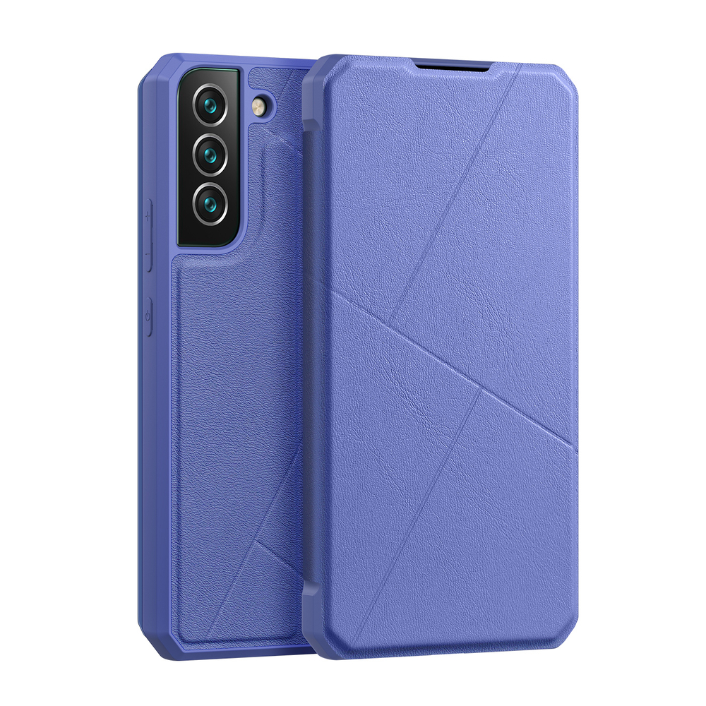 iTok webáruház - Dux Ducis Dux Ducis Skin X flip tok Samsung Galaxy S22+ készülékhez, kék 2 DUX DUCIS Skin X Holster Cover for Samsung Galaxy S22 + (S22 Plus) blue