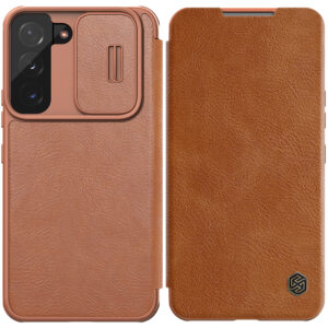 Nillkin Qin Leather Pro bőr tok Samsung Galaxy S22+ készülékhez