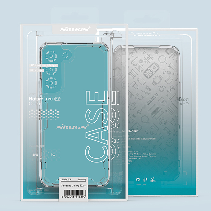 iTok webáruház - Nillkin Nillkin Nature Pro tok Samsung Galaxy S22+ készülékhez 5 Nillkin Nature Pro case for Samsung Galaxy S22+ (S22 Plus) armored cover transparent cover